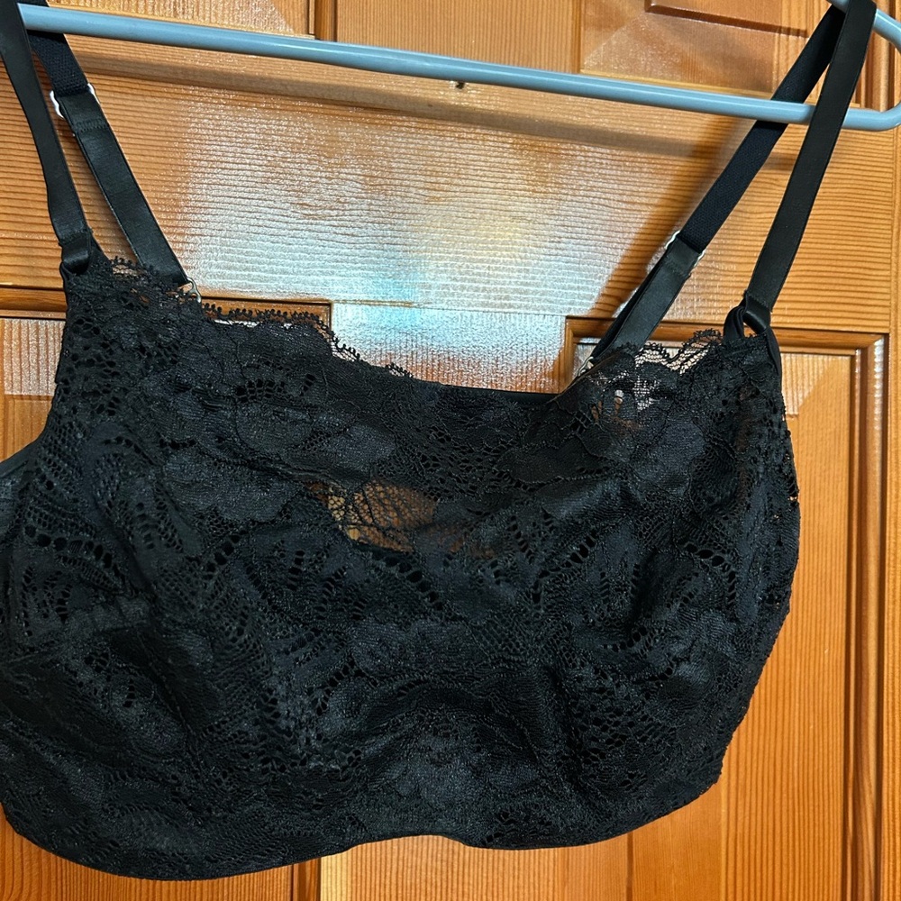 Soma Black Lace Cami Bra